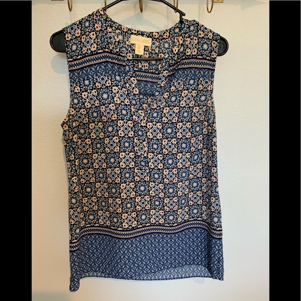 Lucy & Laurel Dressy Tank Size S
